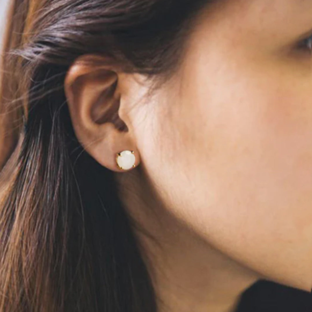 Classic Opal Stud