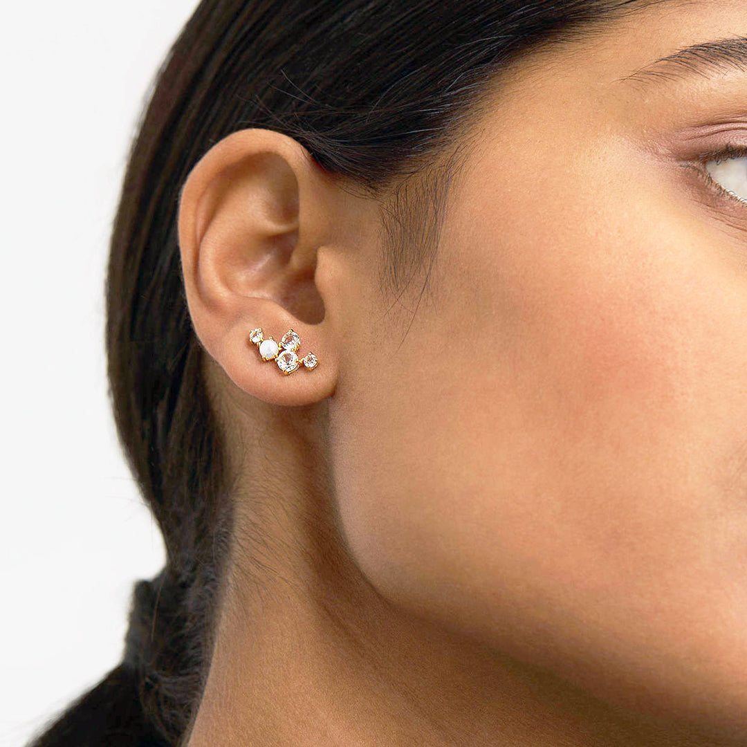 Petite Pearl Climber Studs