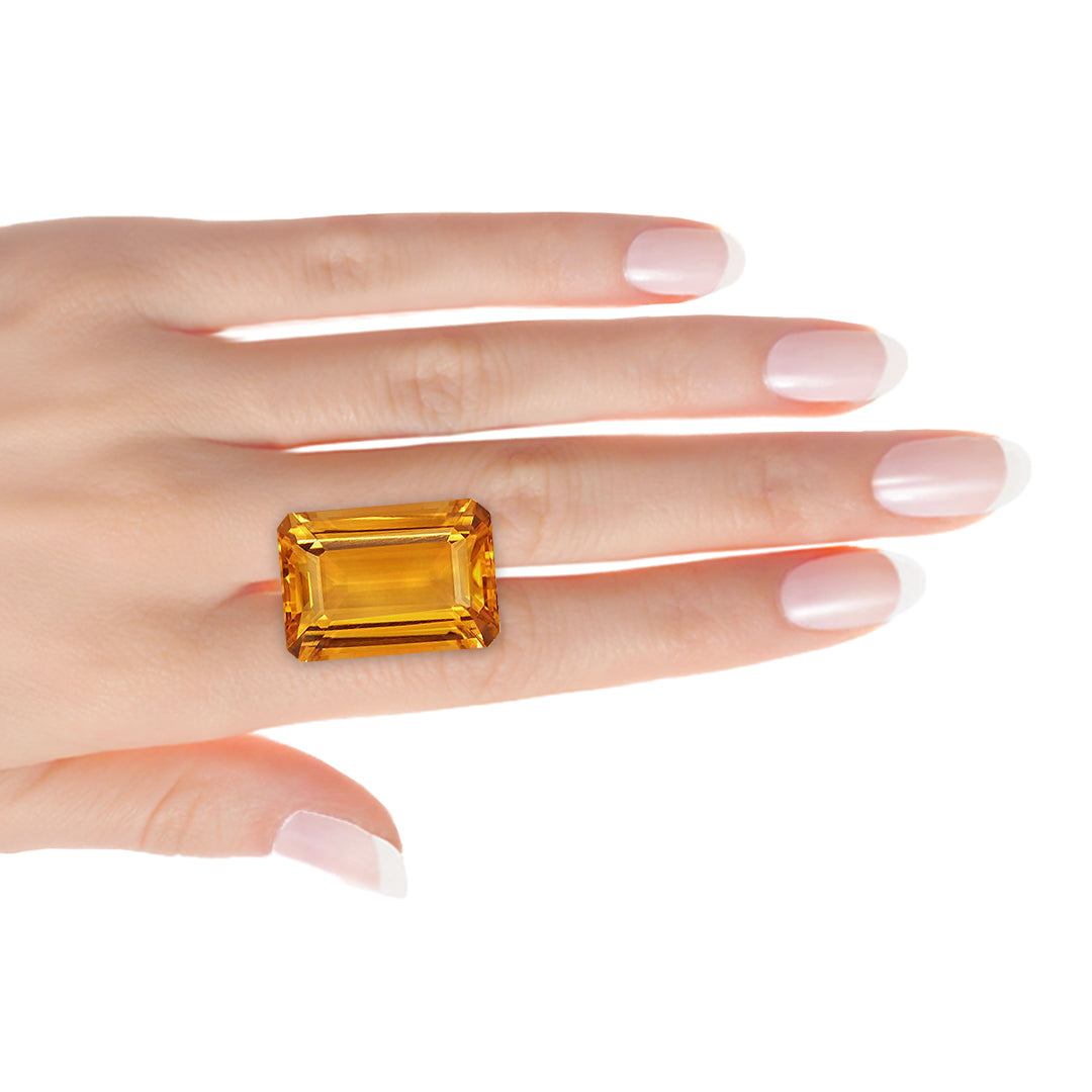Brazilian Citrine Octagon