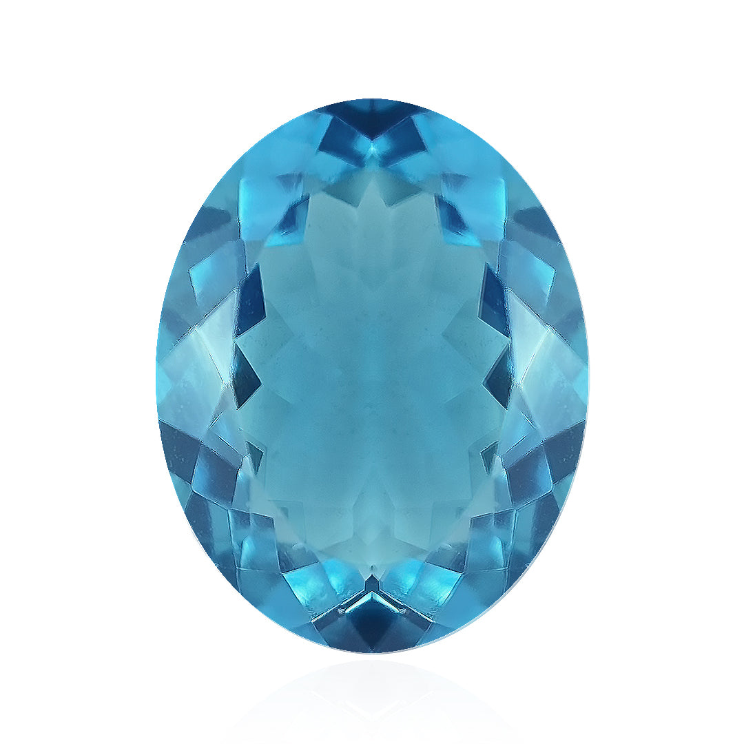 Blue Oval Tourmaline