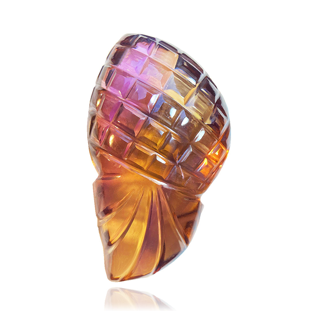 Fancy Ametrine Carving