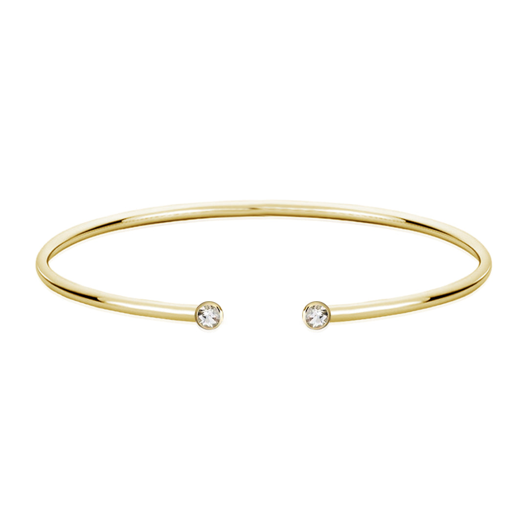Classic Zirconia Moiety Bangle