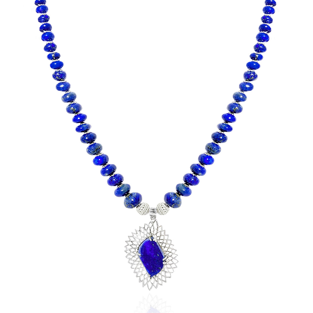 Lapis Lazulli Fancy Piercing Necklace