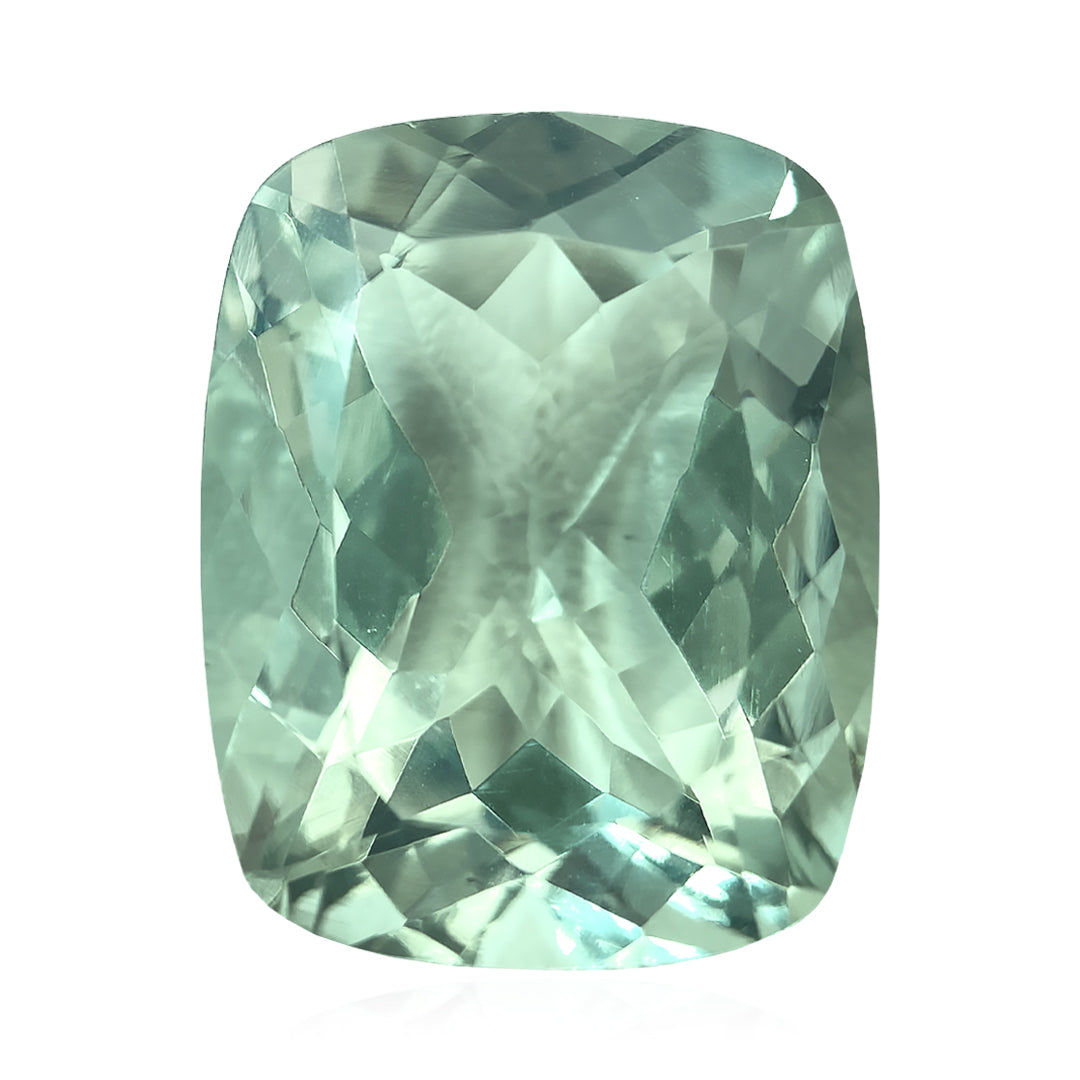 Brazilian Long Cushion Green Amethyst