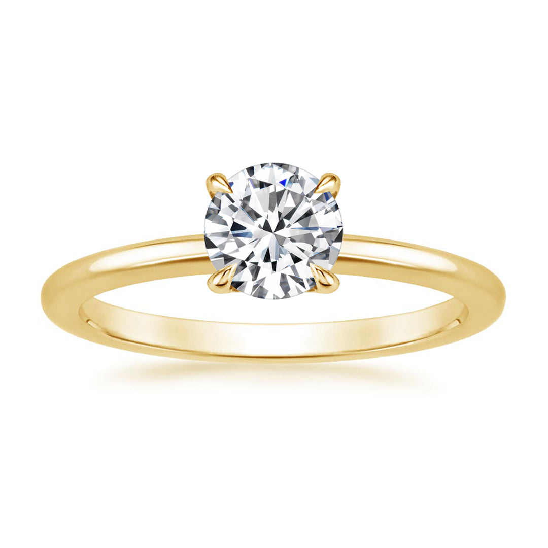 Cubic Zirconia Solitaire Ring