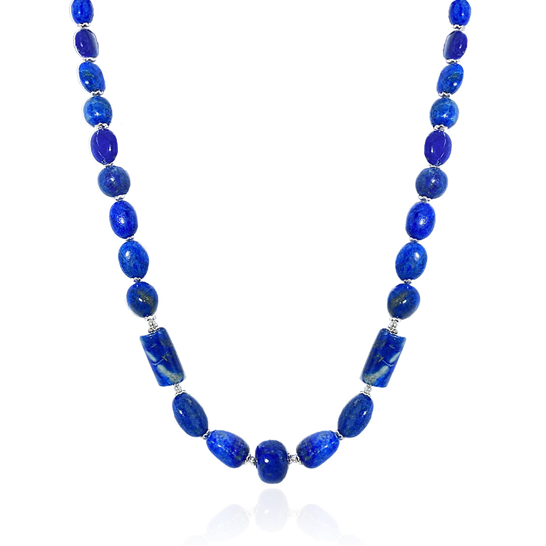 Lapis Lazulli Fancy Pencil Necklace