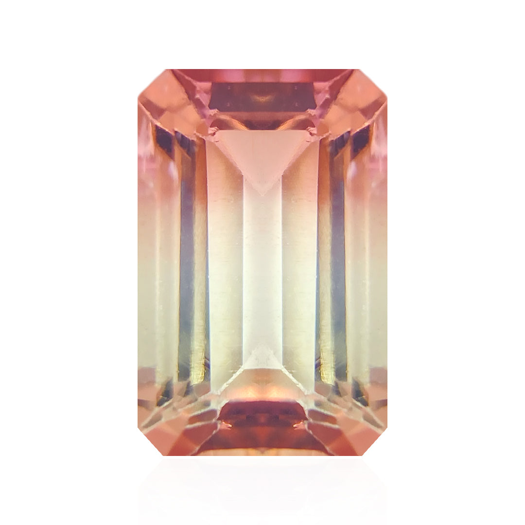 Bi-Colour Octagon Tourmaline