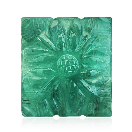 Zambian Emerald Fancy Carving