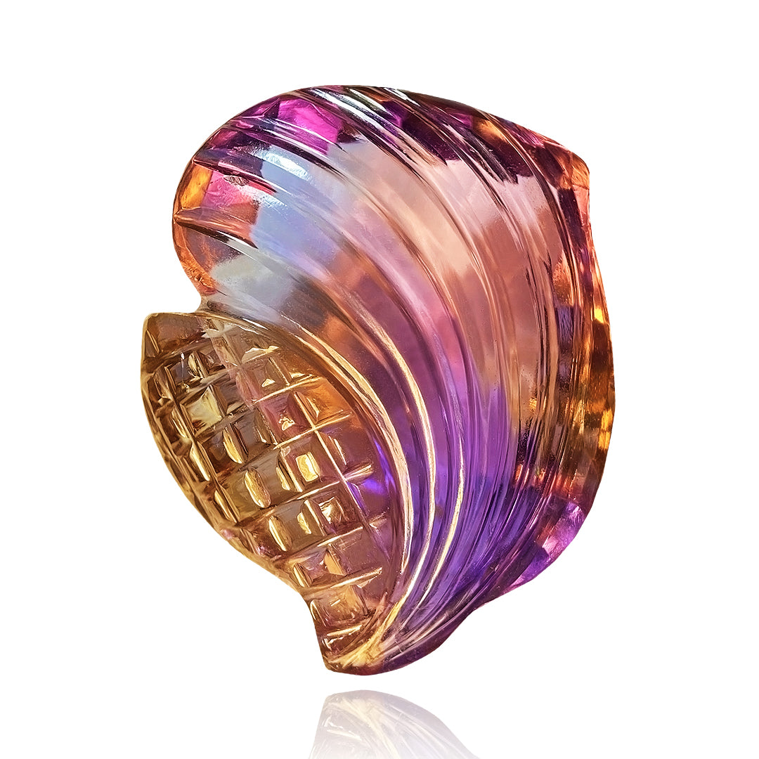 Fancy Ametrine Carving