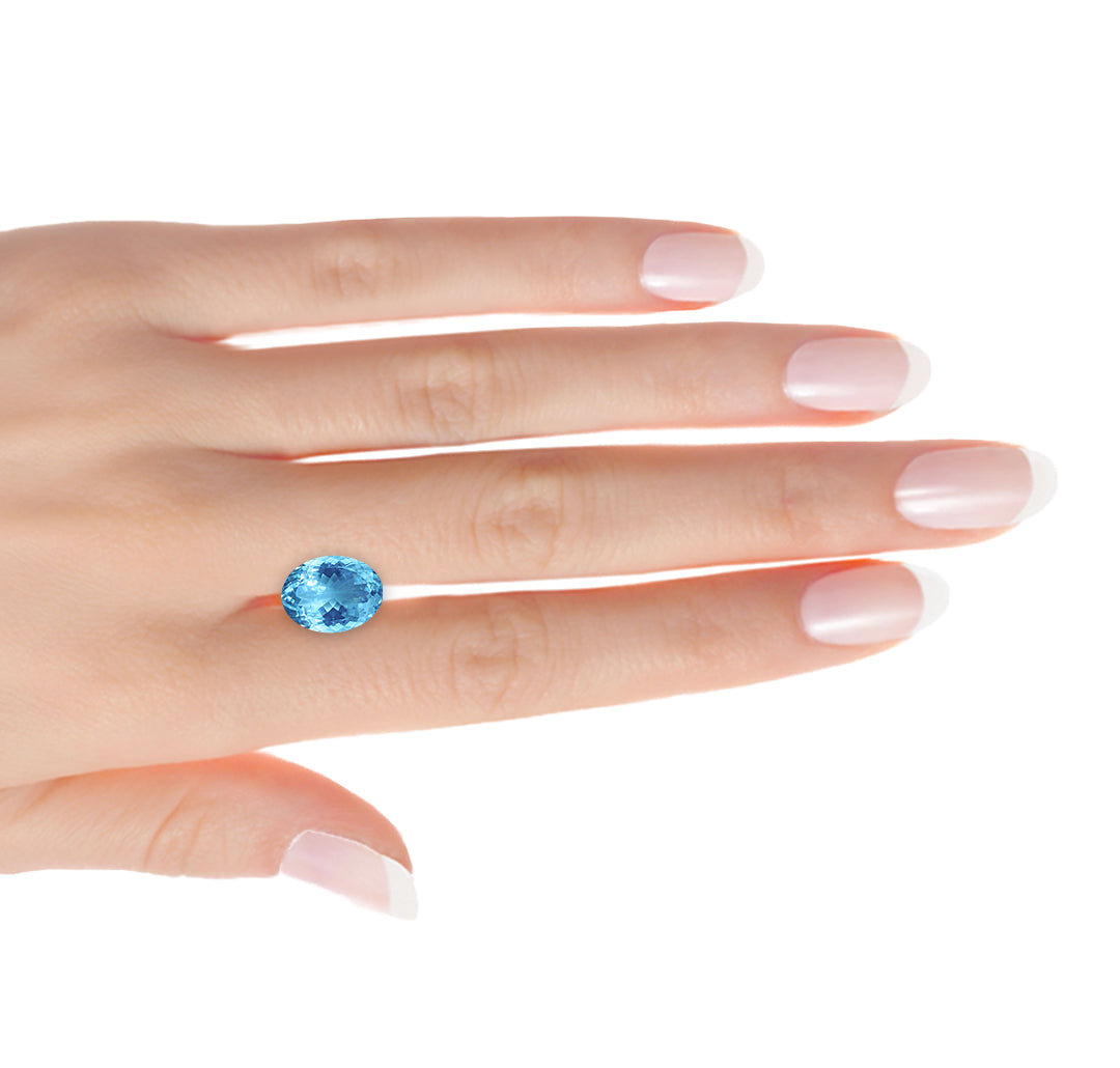 Oval Blue Madagascar Aquamarine