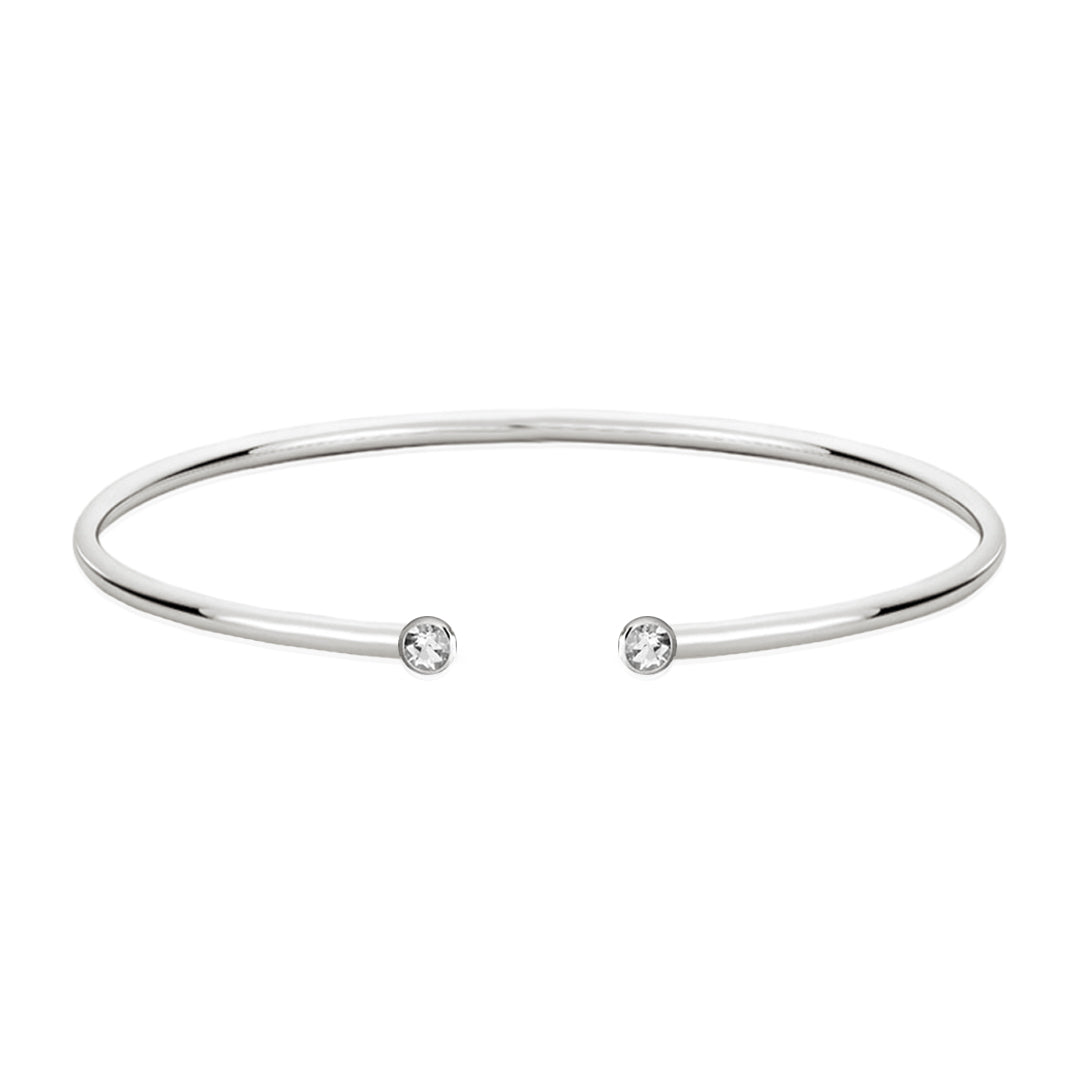 Classic Zirconia Moiety Bangle