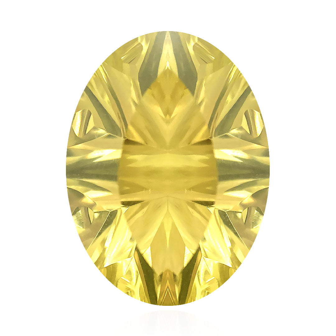 Brazilian Fancy Oval Lemon Quartz