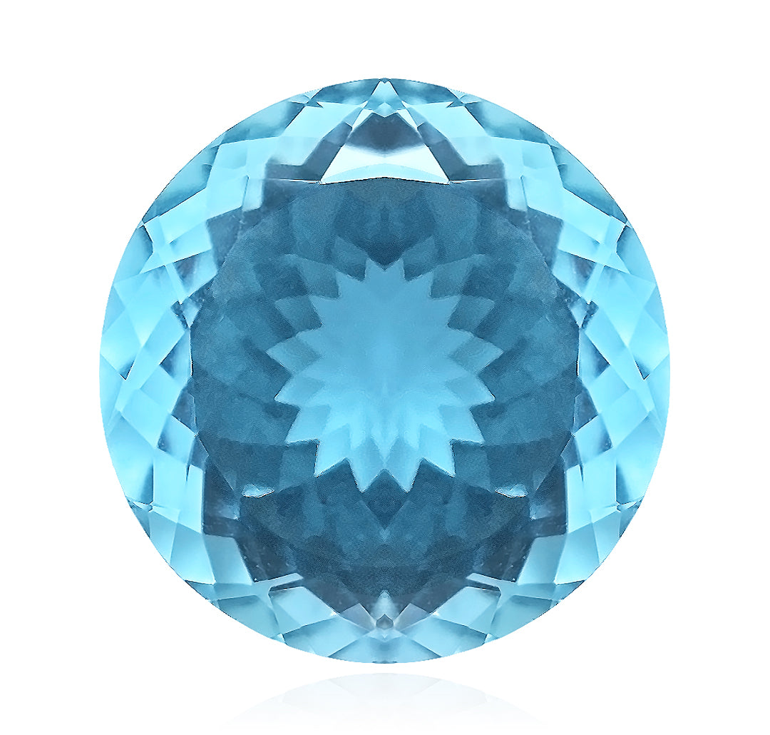 Round Blue Madagascar Aquamarine