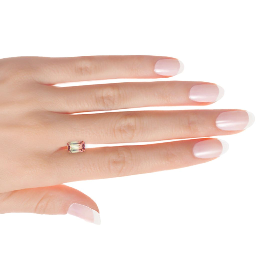 Bi-Colour Octagon Tourmaline