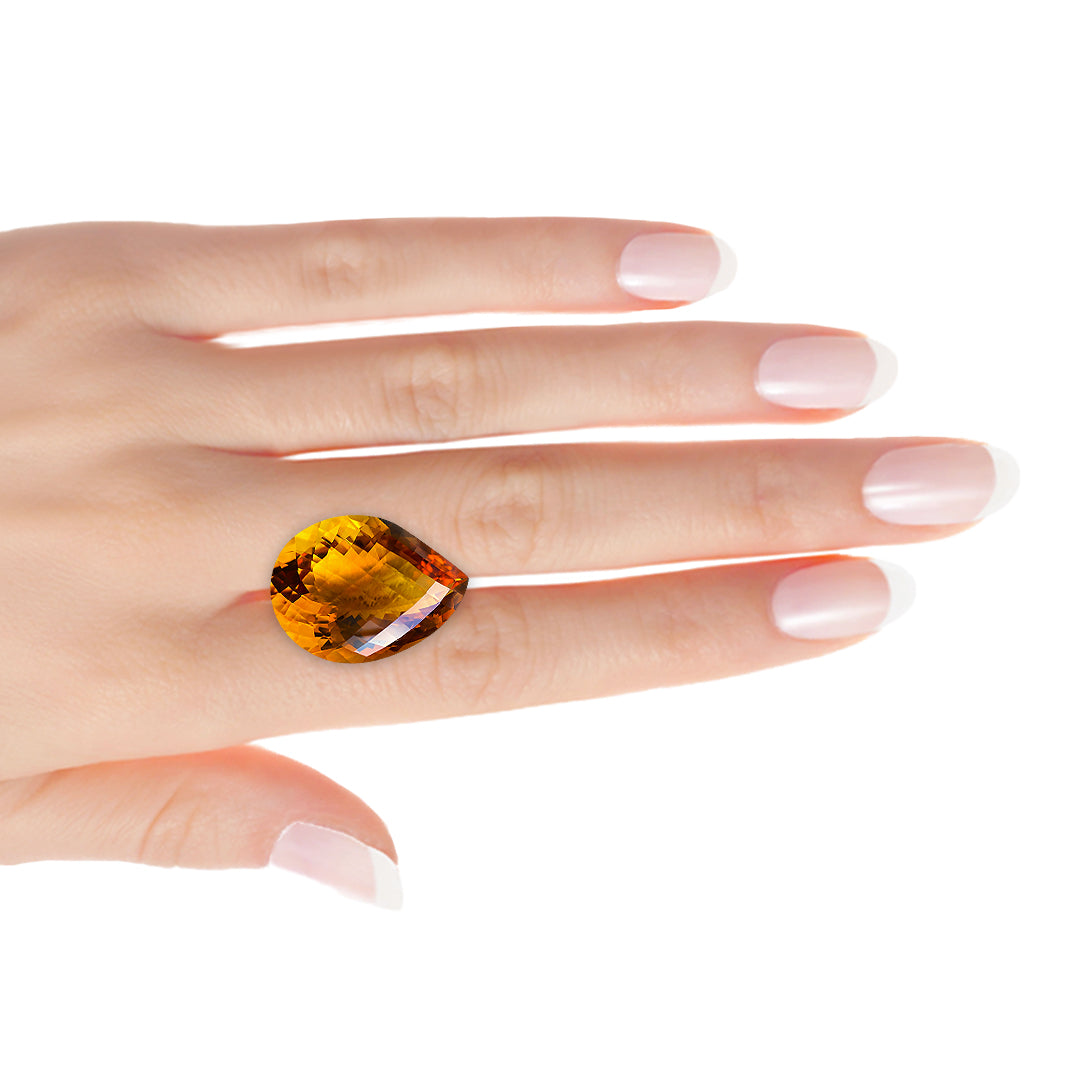 Brazilian Checkerboard Fancy Citrine