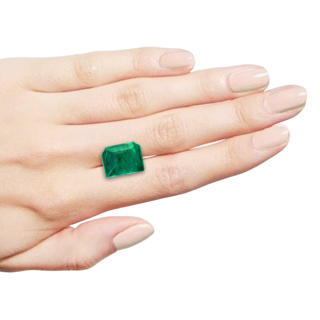 Zambian Emerald Fancy Cabochon