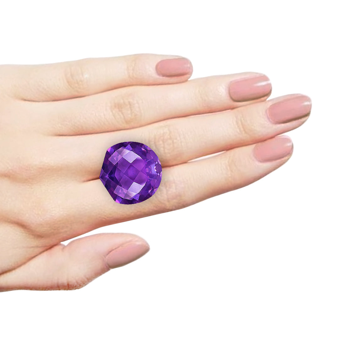 Brazilian Checkerboard Fancy Amethyst