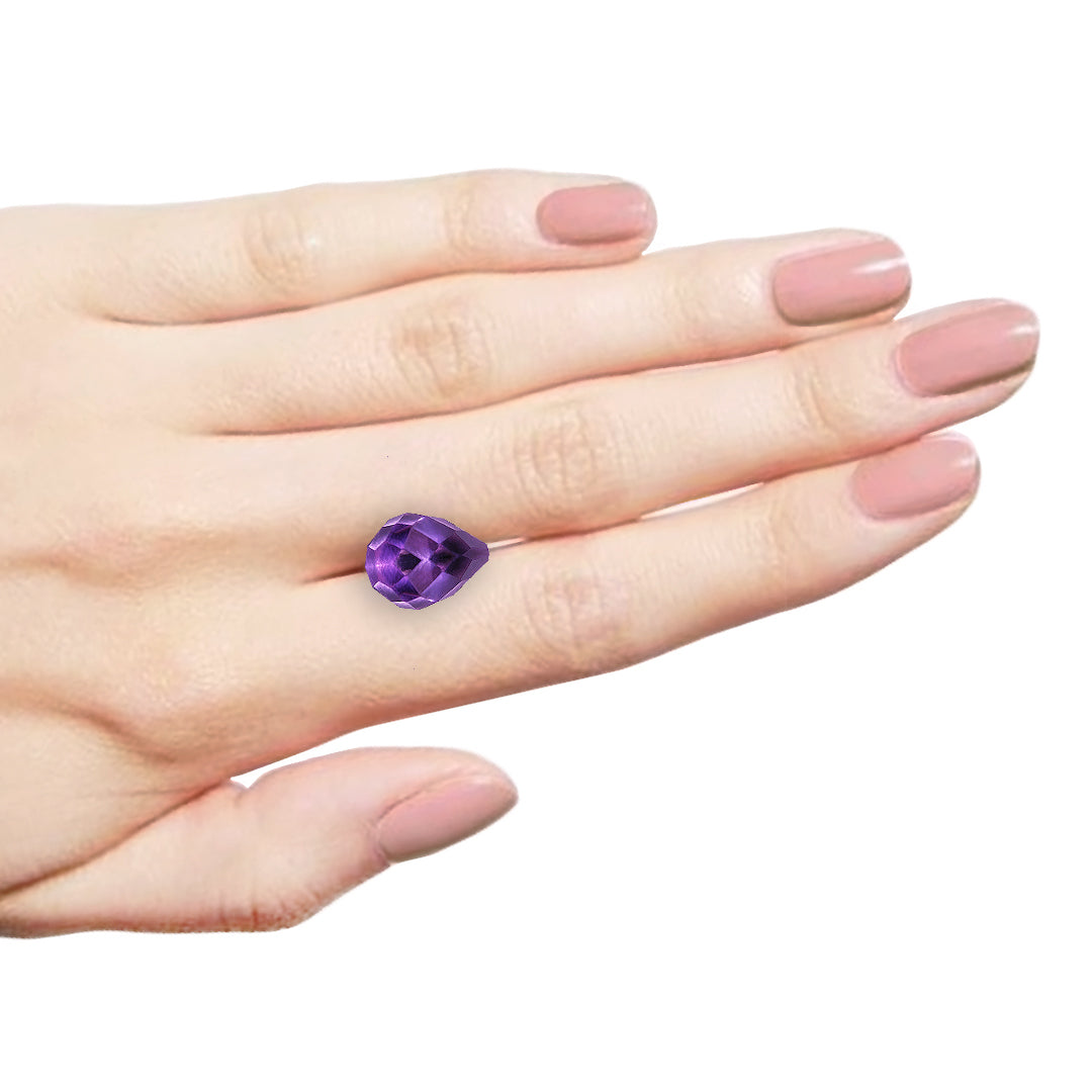 Brazilian Briolette Amethyst