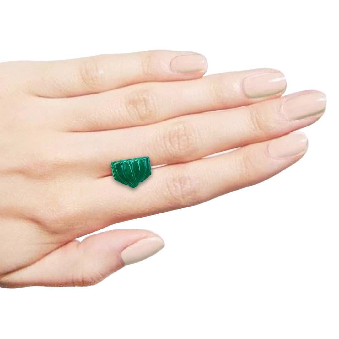 Zambian Emerald Fancy Carving