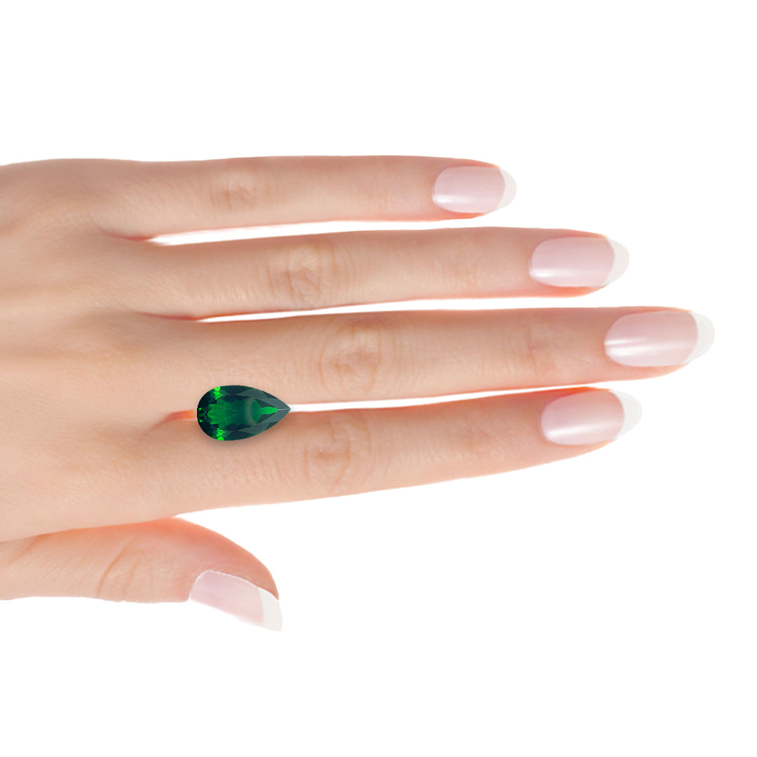 Chrome Tourmaline Pear