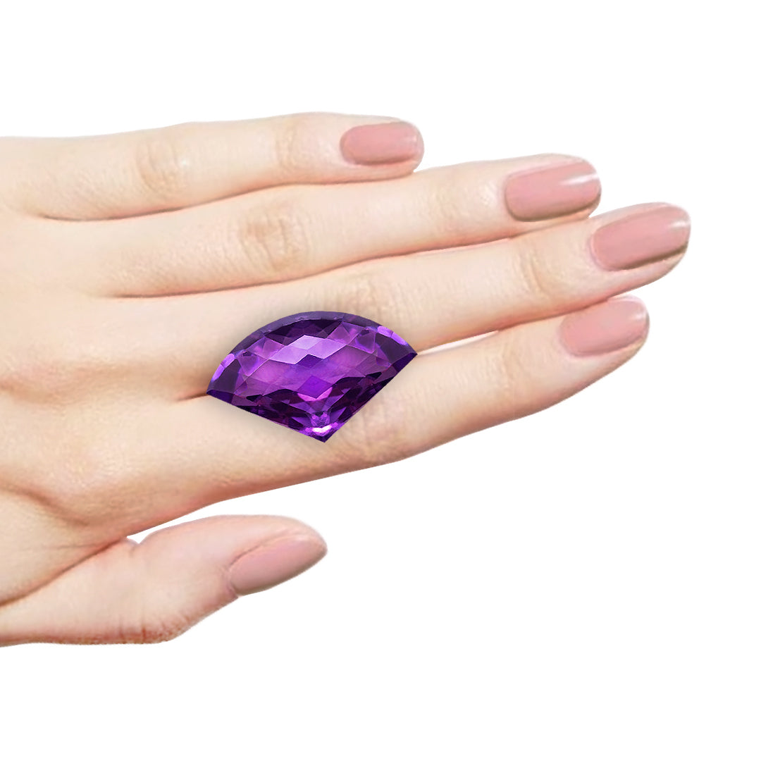 Brazilian Checkerboard Fancy Amethyst