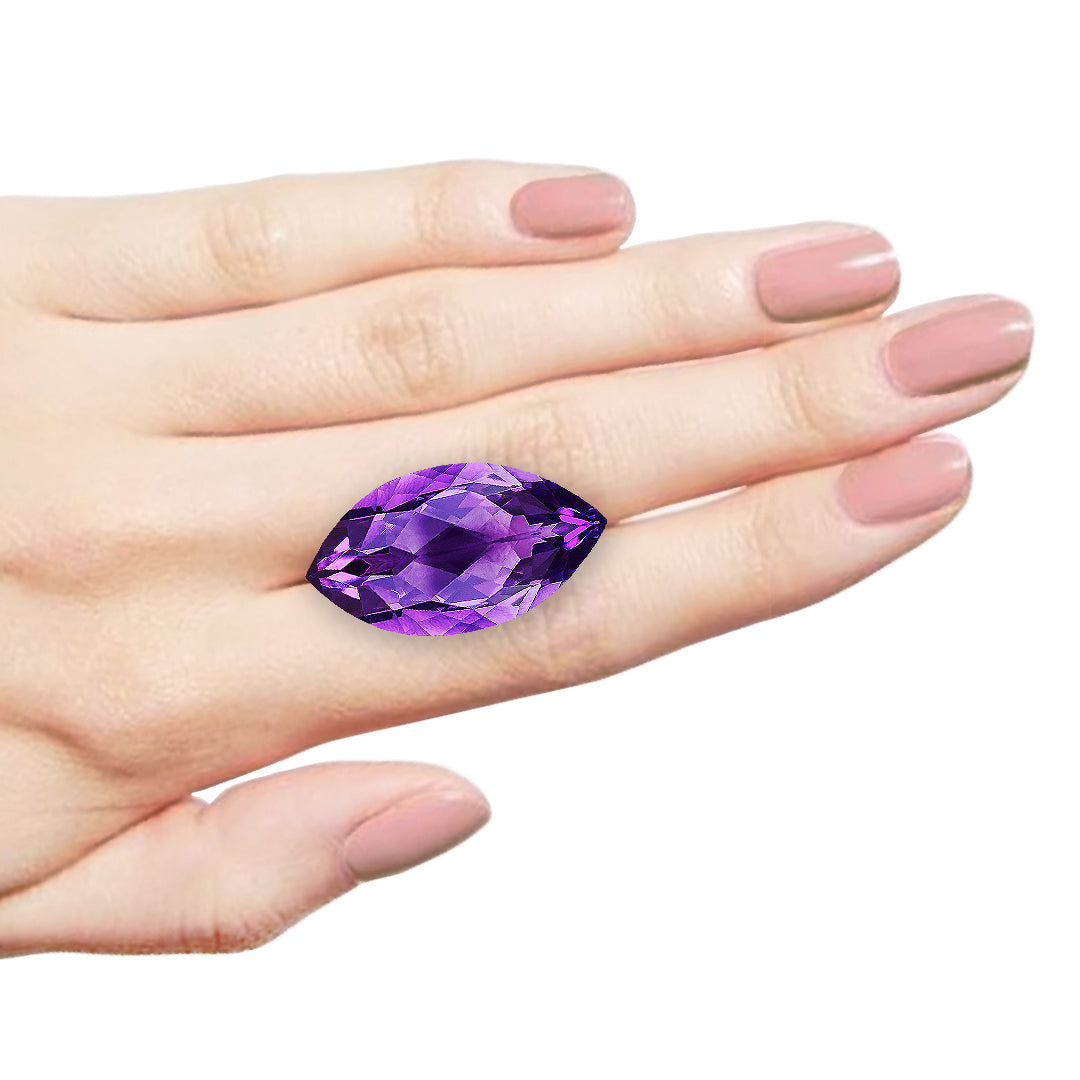 Brazilian Fancy Faceted Amethyst