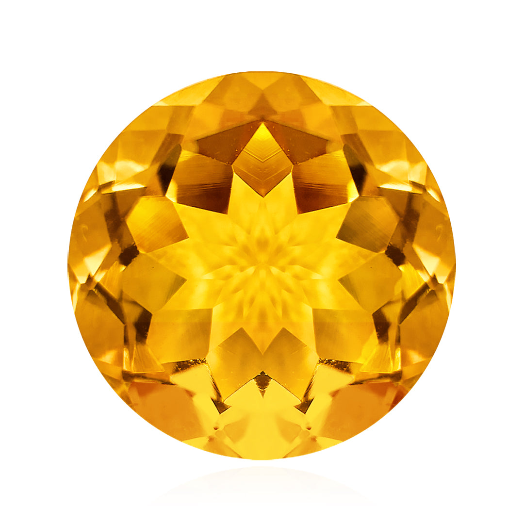 Brazilian Sunny Round Citrine