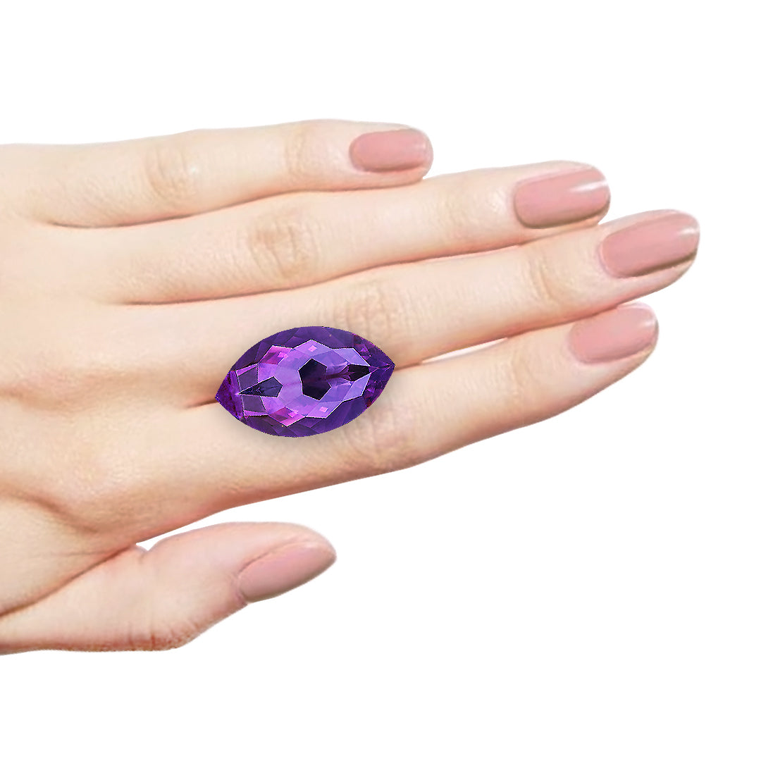 Brazilian Checkerboard Fancy Amethyst