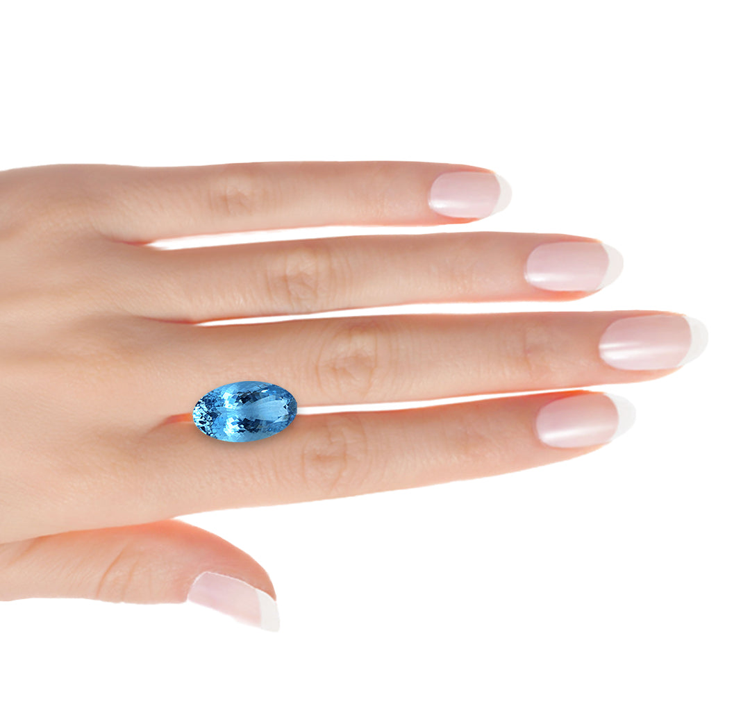 Oval Blue Madagascar Aquamarine