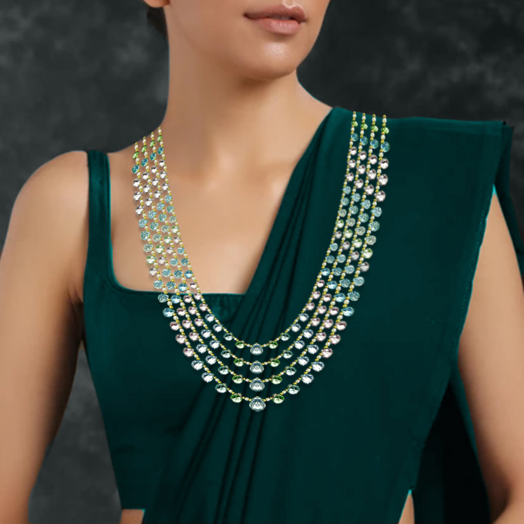Aquamarine Play Taveez Necklace
