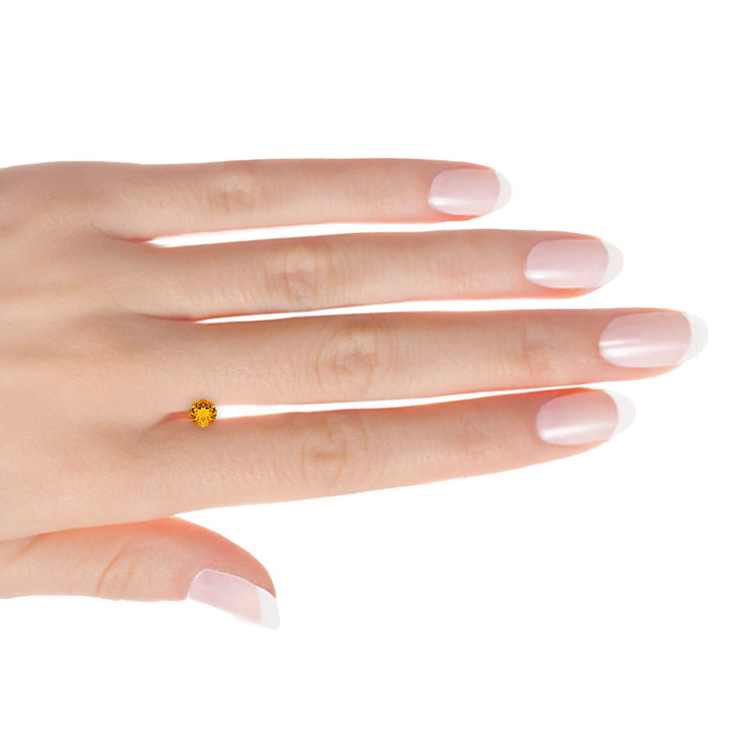 Brazilian Dark Round Citrine