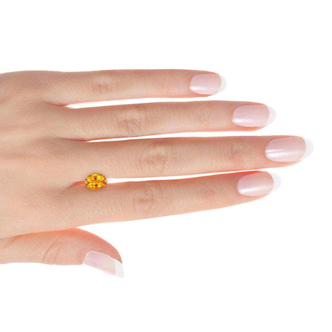 Brazilian Sunny Oval Citrine