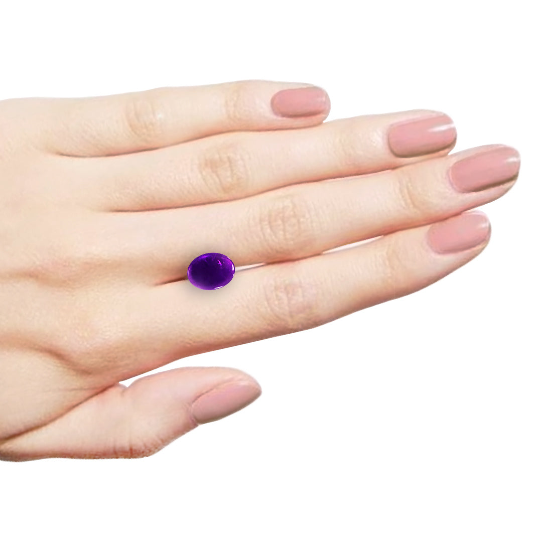 African Amethyst Oval Cabochon