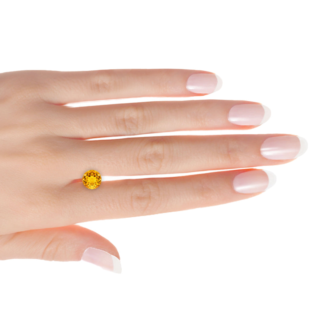 Brazilian Sunny Round Citrine