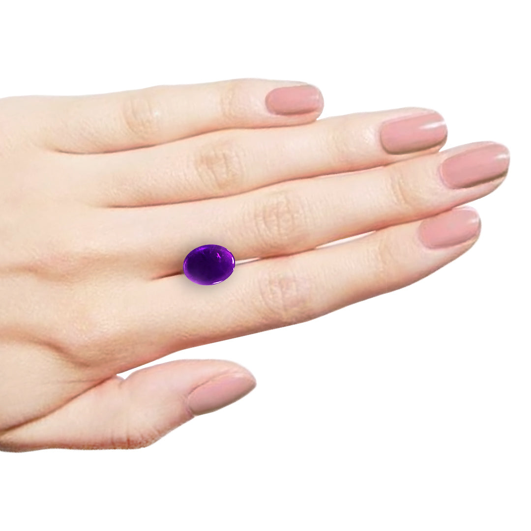 African Amethyst Oval Cabochon
