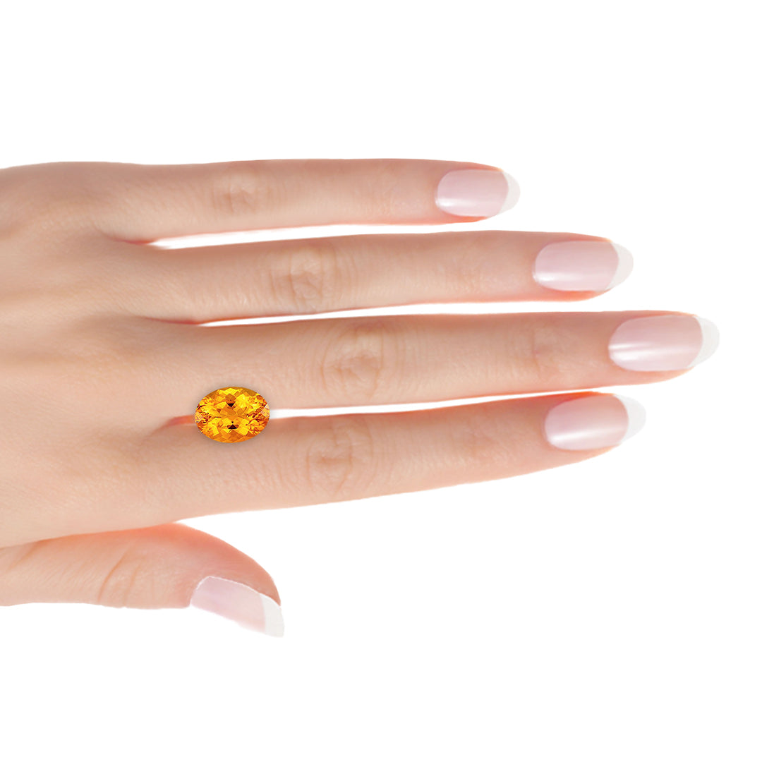 Brazilian Sunny Oval Citrine