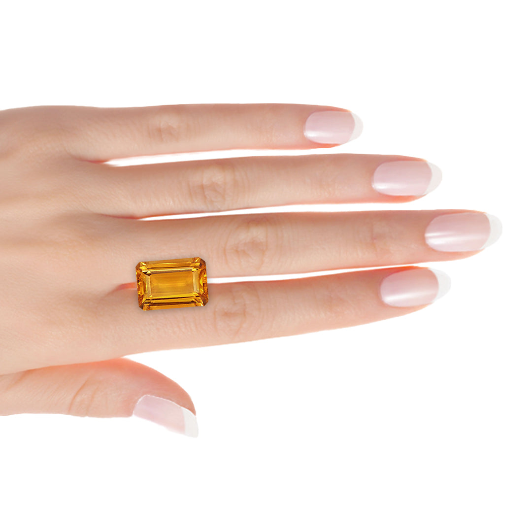 Brazilian Citrine Octagon