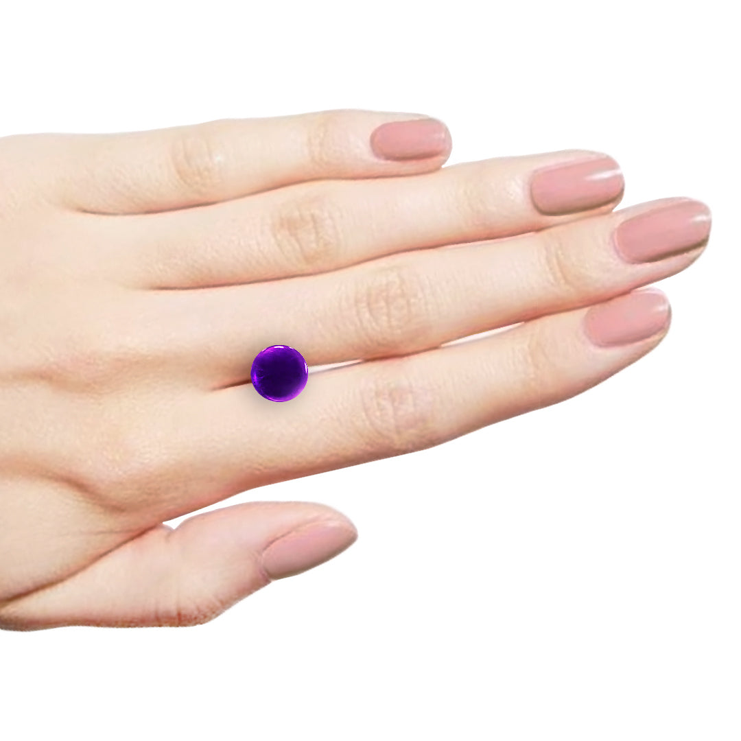 African Amethyst Round Cabochon