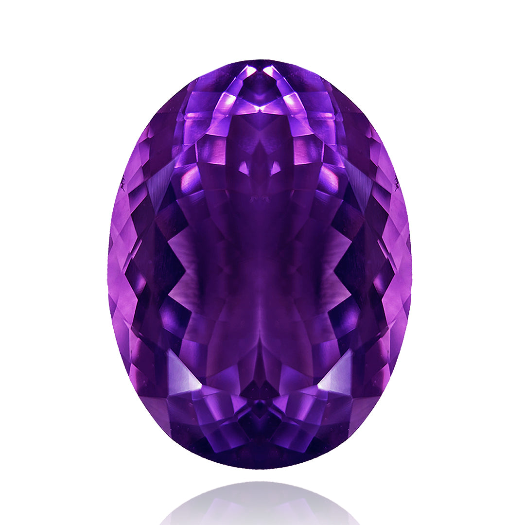 African Oval Amethyst