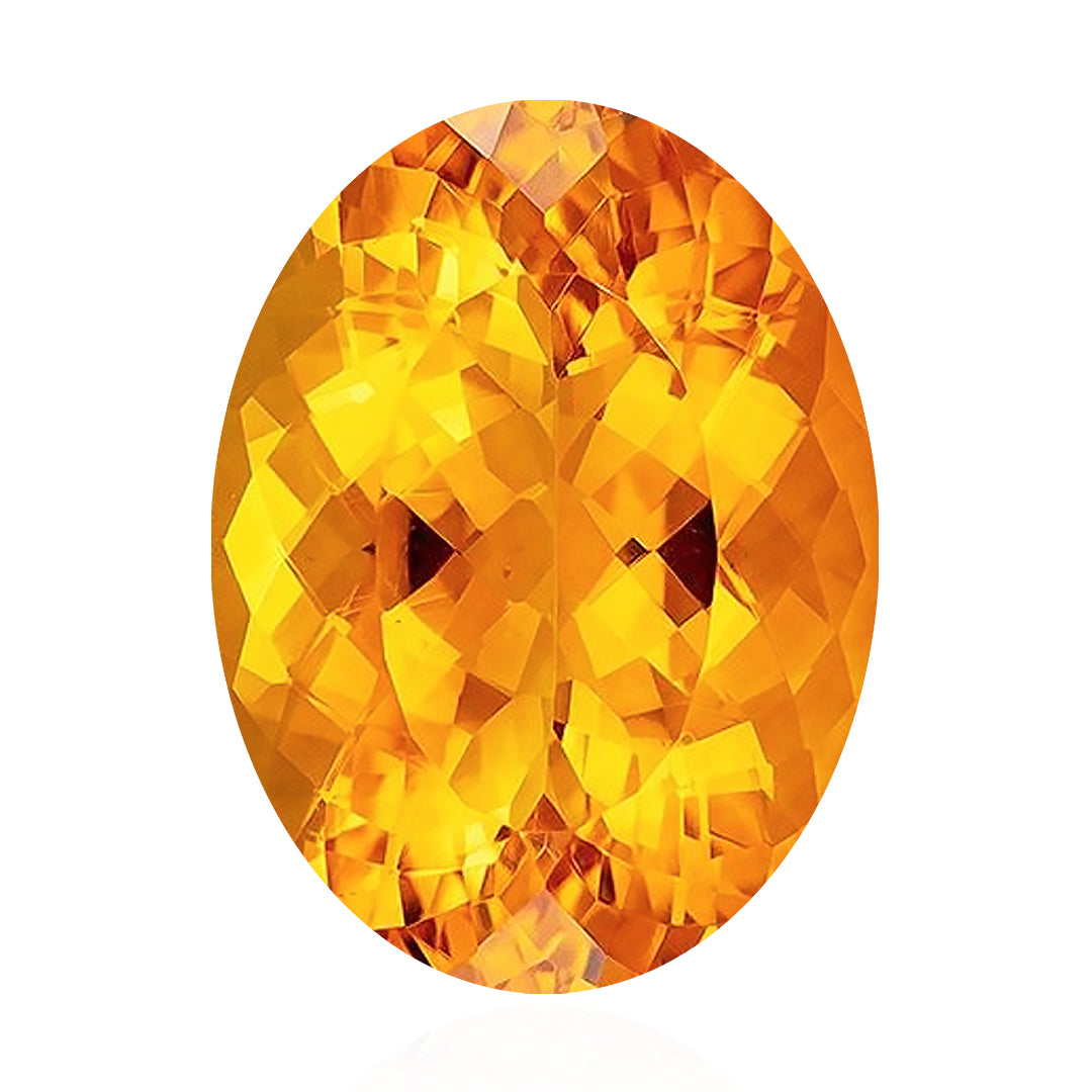 Brazilian Sunny Oval Citrine