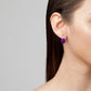 Classic Amethyst Chic Earrings
