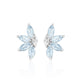 Aqua Stardust Marquise Earrings