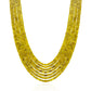 Yellow Tourmaline Kantha Necklace