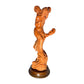 Natural Italian Red Coral Lady Figure