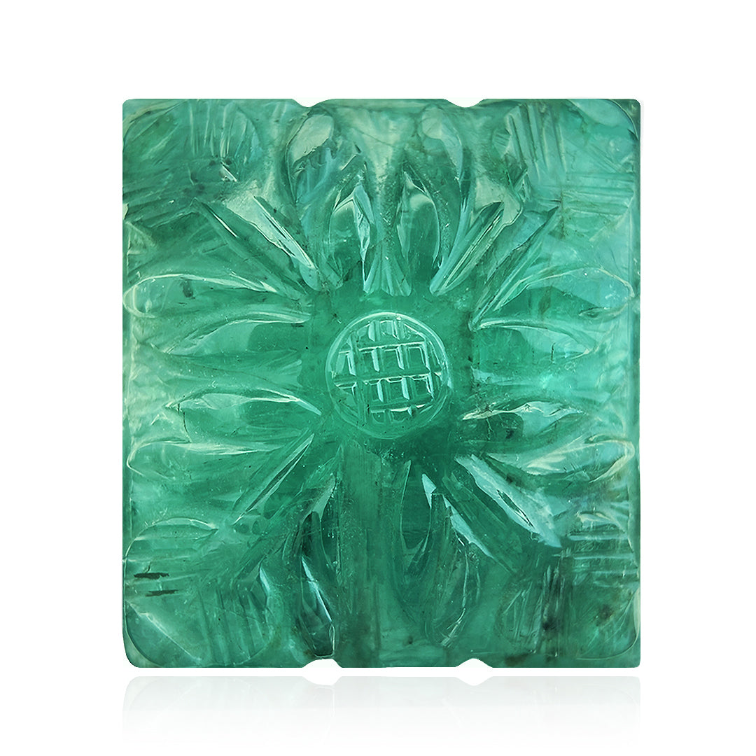Zambian Emerald Fancy Carving