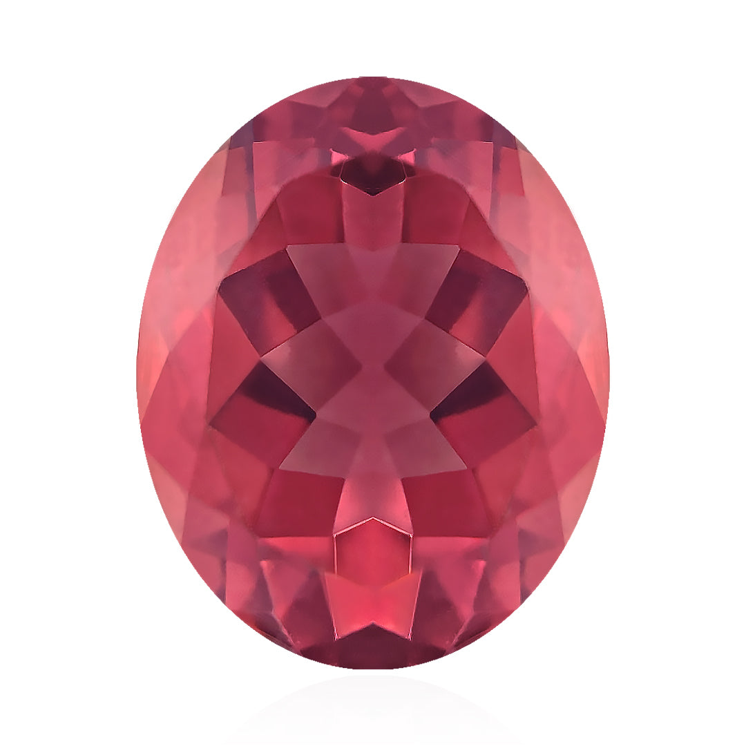 Red Pink Oval Tourmaline