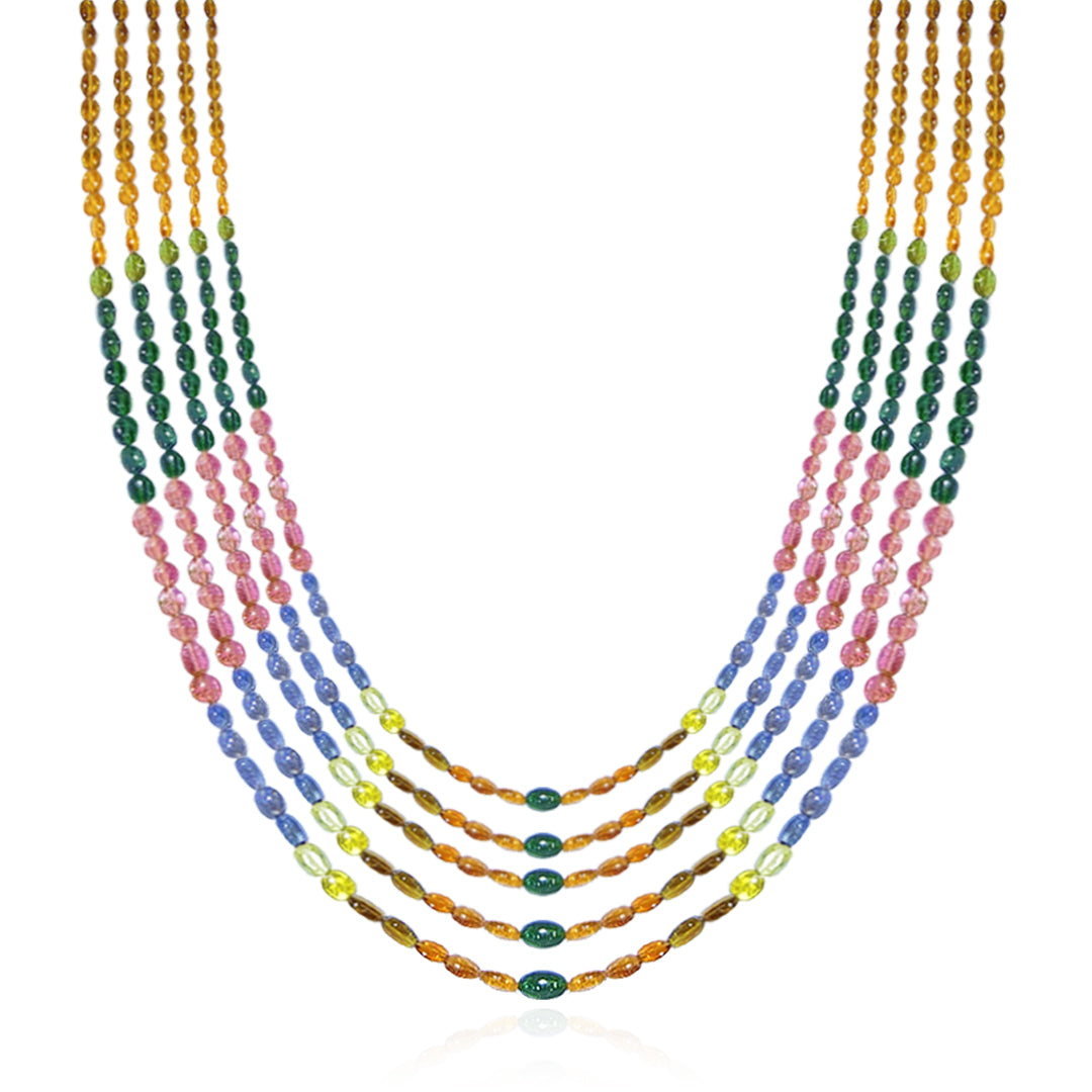 Multi Coloured Tourmaline Necklace