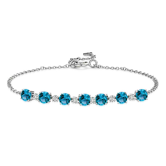 Blue Topaz Trail Bracelet