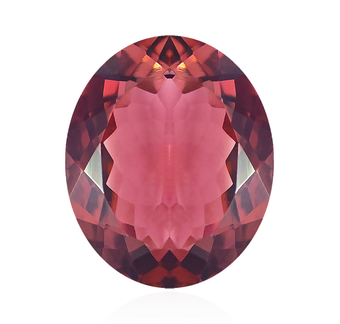 Red Pink Oval Tourmaline
