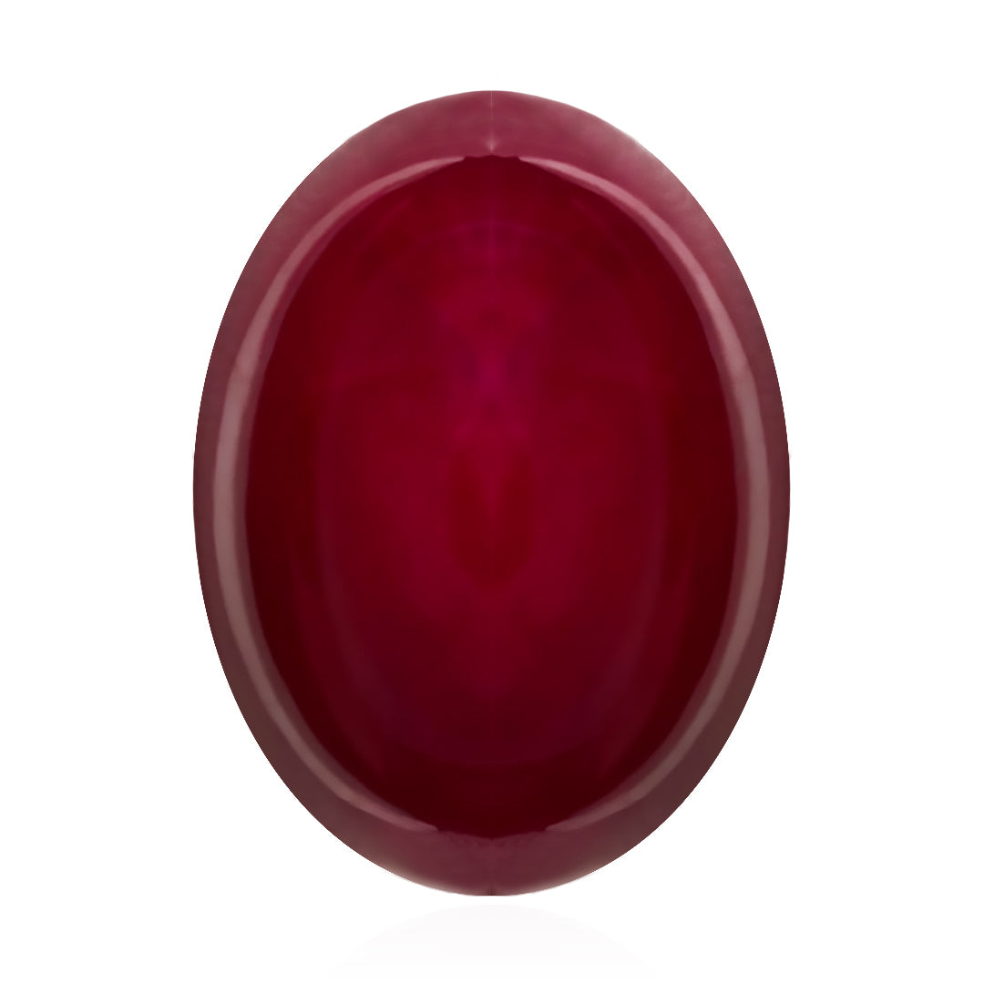 African Oval Ruby Cabochon